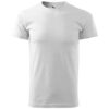 Pánské tričko bez potisku - barva bílá