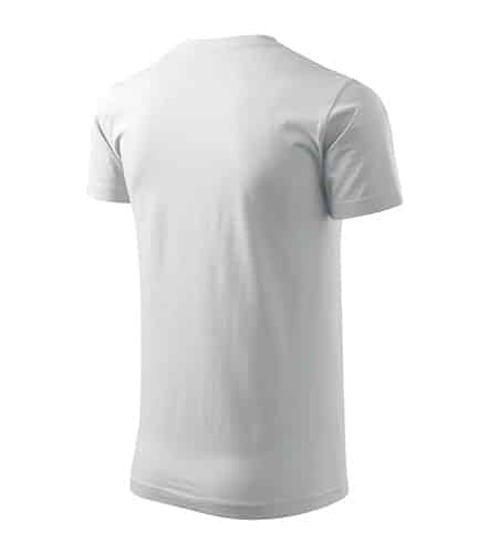 Pánské tričko bez potisku - barva bílá