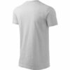 Pánské tričko bez potisku - barva světle šedý melír