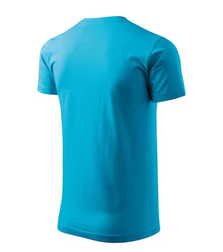 Pánské tričko bez potisku - barva tyrkysová