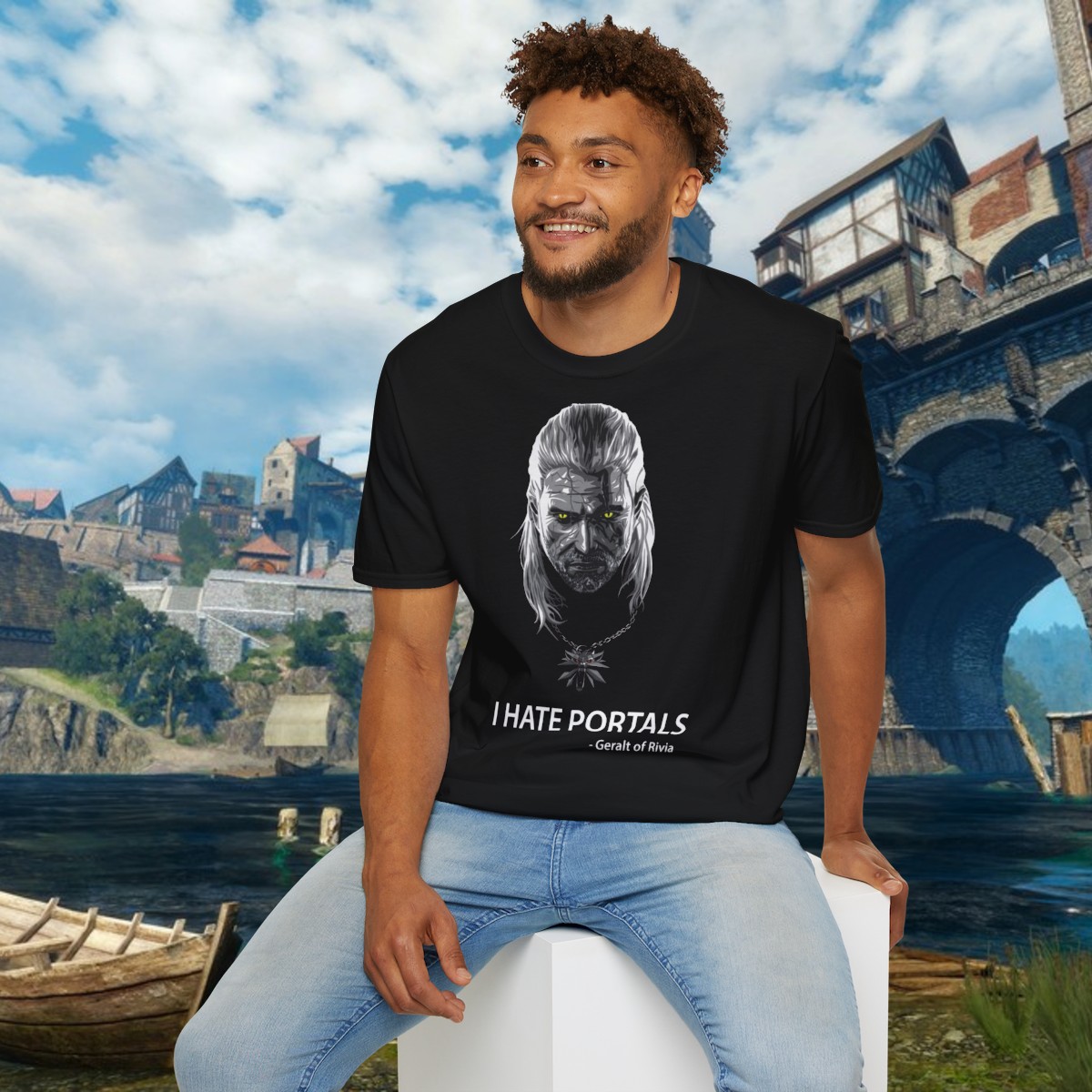 Tričko I hate portals - Geralt of Rivia - Obrázek 6