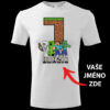 Dětské narozeninové tričko Minecraft s vlastním Jménem a věkem (5-9 let)
