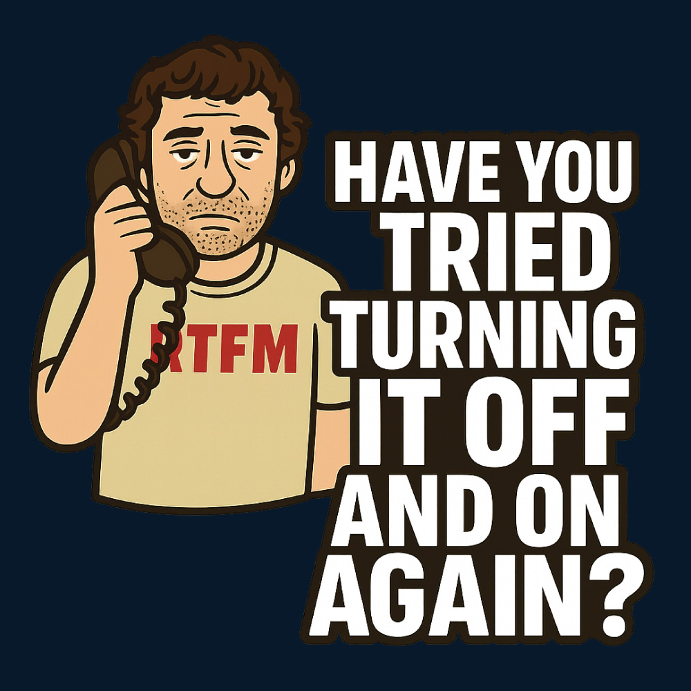 Alternative view of Tričko have you tried turning it off and on again?