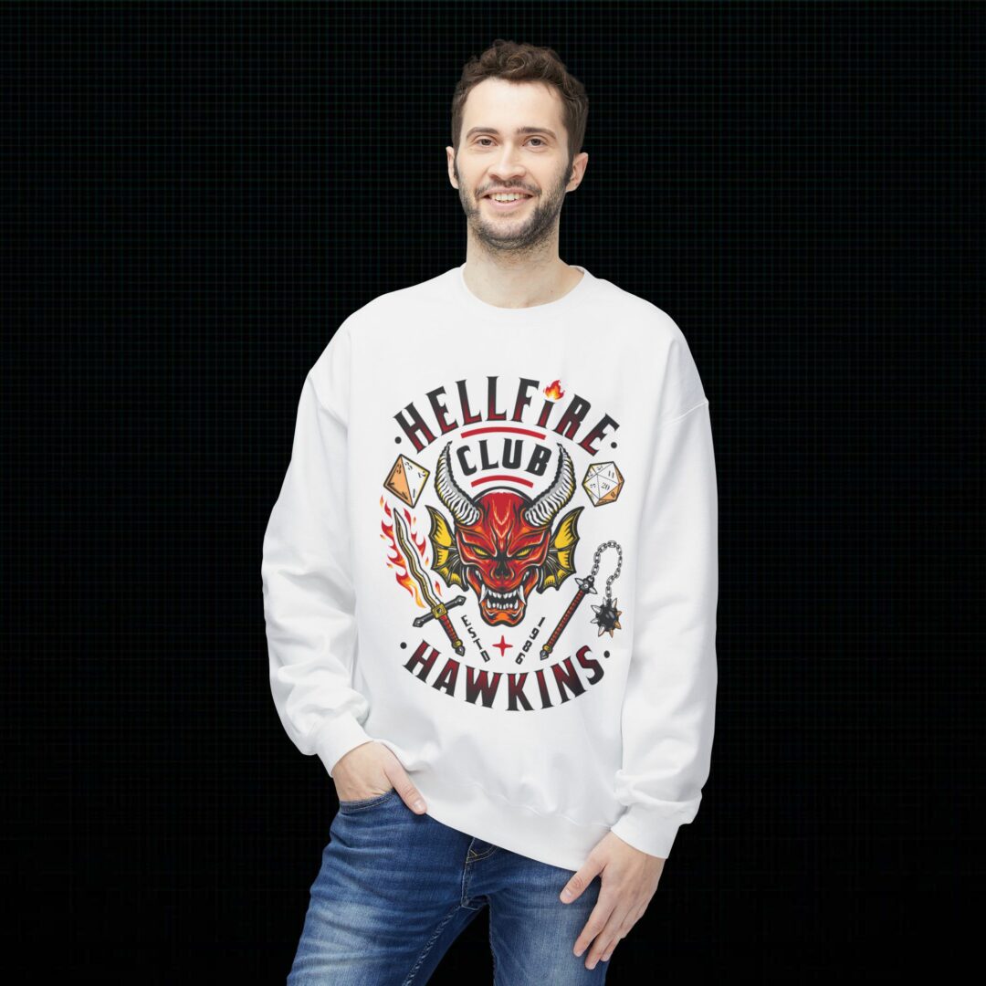 Alternative view of Mikina bez kapuce HellFire Club (Stranger Things)